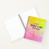Personalisiert Doodle A Day Journal Notizblock (Innenseite)