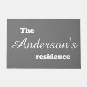 Personalisiert Doormat - Die Residenz von Anderson Fußmatte