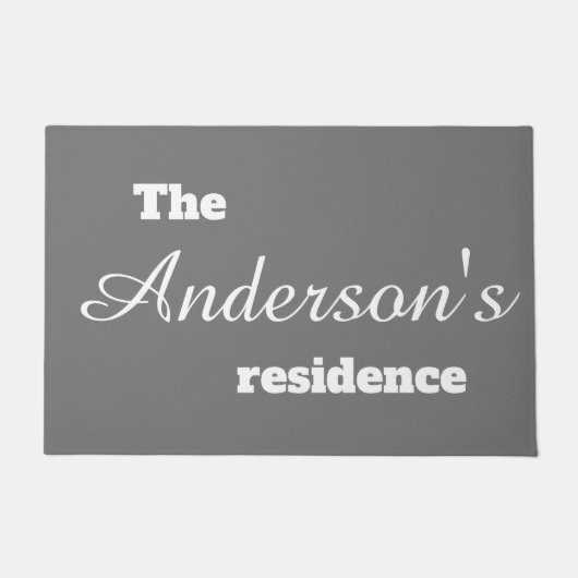 Personalisiert Doormat - Die Residenz von Anderson Fußmatte (Vorderseite)