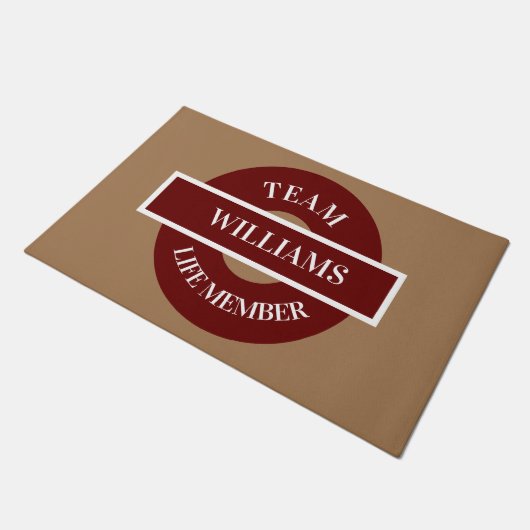 Personalisiert Doormat Fußmatte (Schrägansicht)