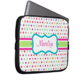 Personalisiert-Dot-Laptop-Gehäuse Laptopschutzhülle (Vorne Rechts)