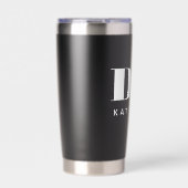 Personalisiert Dr. Bold Typografy Doctor Abschluss Thermobecher (Vorderseite)