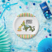 Personalisiert Dragon Birthday Party Pappteller (Party)