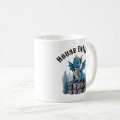 Personalisiert Dragon House Name Fantasy, DnD RPG Kaffeetasse (VorderseiteRechts)