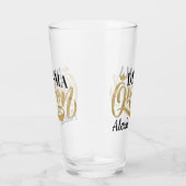 Personalisiert Drama Queen Glas (Rechts)