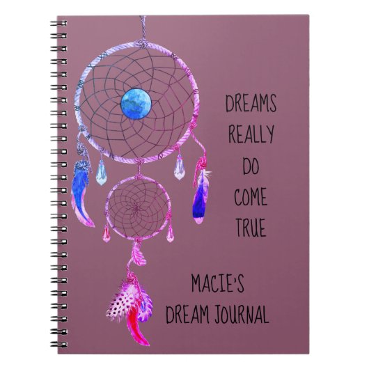 Personalisiert Dream Journal Notizblock (Vorderseite)