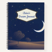Personalisiert Dream Journal Notizblock (Vorderseite)