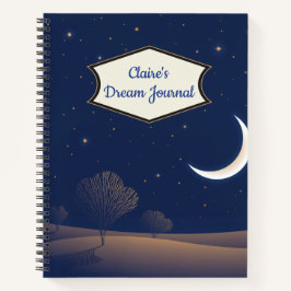 Personalisiert Dream Journal Notizblock