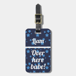 Personalisiert drüben Babe Funny Luggage Tag Gepäckanhänger
