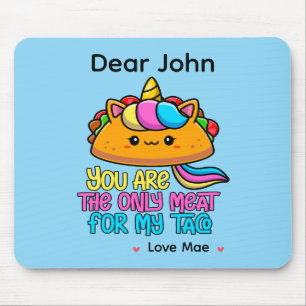 Personalisiert Du Bist Das Einzige Fleisch Für Mei Mousepad