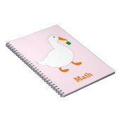 Personalisiert-Duck-Muster-Notebook Notizblock (Rechte Seite)
