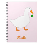 Personalisiert-Duck-Muster-Notebook Notizblock (Vorderseite)