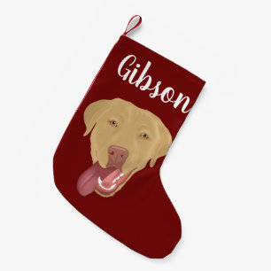 Personalisiert Dudley Labrador Kleiner Weihnachtsstrumpf