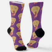 Personalisiert Dudley Labrador Socken (Gewinkelt)