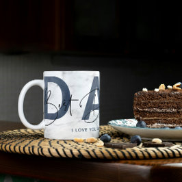 Personalisiert Dusty Blue Best Vater Quote Vathday Kaffeetasse