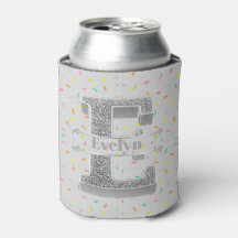 Personalisiert E Initial Silver Monogram Ihr Name