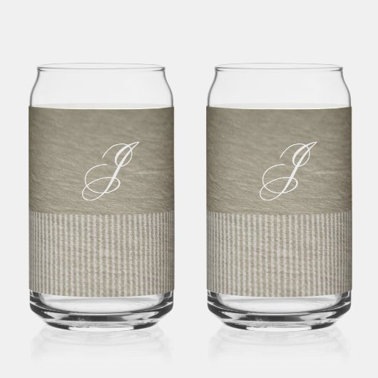 Personalisiert Earthy Brown Kaki Set Dosenglas (Vorderseite)