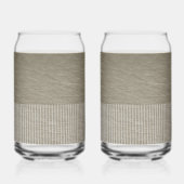 Personalisiert Earthy Brown Kaki Set Dosenglas (Rückseite)