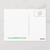 Personalisiert Eid Mubarak Postkarte (Rückseite)