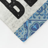 Personalisiert ein Brief an meine Tochter, Fleecedecke (Ecke)