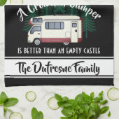 Personalisiert "Ein Crowded Camper" Geschirrtuch (Gefaltet)