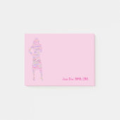 Personalisiert, ein welcher Gerichts-Reporter Post-it Klebezettel (Vorderseite)