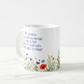 Personalisiert Ein Wirklich Erstaunlicher Mentor B Kaffeetasse (Vorderseite Links)