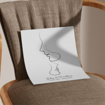 Personalisiert, eine Linie, Liebe, Boho, Arabisch