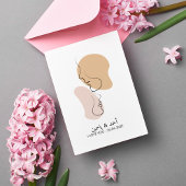 Personalisiert, eine Linie, Liebe, Boho, Arabisch Postkarte