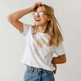 Personalisiert, eine Linie, Liebe, Boho, Arabisch T-Shirt