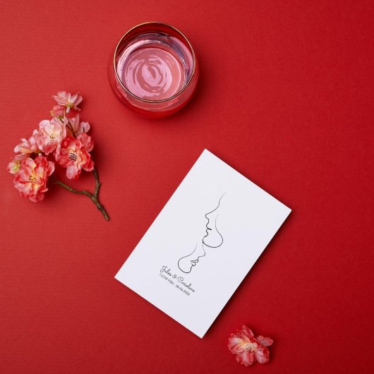 Personalisiert, Eine Zeile, Liebe, Boho, Arabisch Postkarte