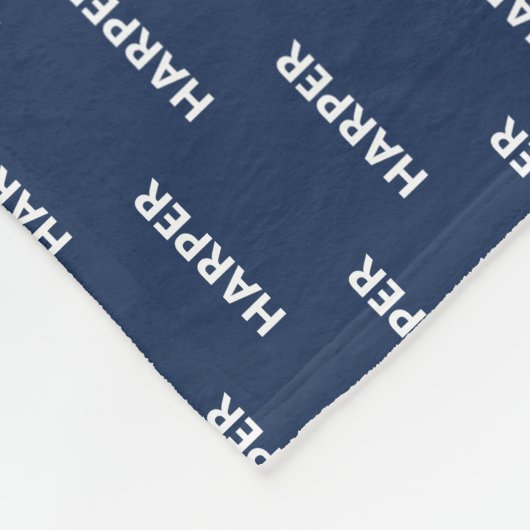 Personalisiert einen beliebigen Farbdotennamen Fleecedecke (Ecke)