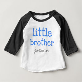 Personalisiert Einen Namen als blauer Text hinzufü Baby T-shirt