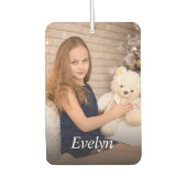 Personalisiert eines Fotos und nennen Kinder Autolufterfrischer (Vorderseite)