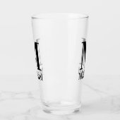 Personalisiert Einfach Mit Monogramm Glas (Links)
