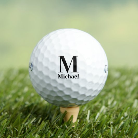 Personalisiert Einfach Mit Monogramm Golfball (Insitu T-Shirt)