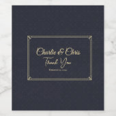 Personalisiert einfach schön weinetikett (Einzelnes Label)