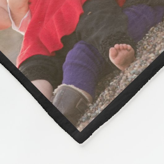 Personalisiert Einfache Moderne 8 Fotomaterial Sch Fleecedecke (Ecke)