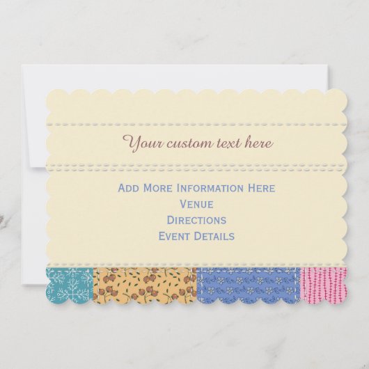 Personalisiert | Einladung nach einem Jahr (Rückseite)