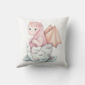 Personalisiert einmal auf einen schleichenden Drac Kissen (Rückseite)