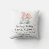 Personalisiert einmal auf einen schleichenden Drac Kissen (Vorderseite)