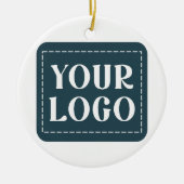 Personalisiert, einzigartig, Sleek, und verfeinert Keramik Ornament (Vorne)