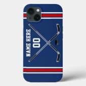 Personalisiert, Eishockey-Telefonfälle, VIELE MARK Case-Mate iPhone Hülle (Rückseite)