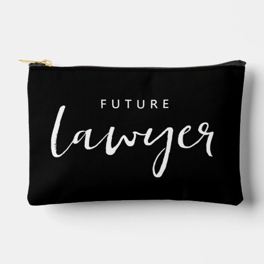 Personalisiert Elegant Future Lawyer Zubehörtasche (Vorderseite)