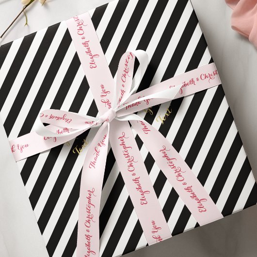 Personalisiert Elegant Vielen Dank Gastgeschenk Ho Satinband