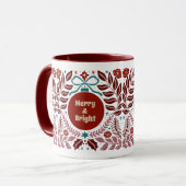 Personalisiert Elegant Vintag Tasse (Vorderseite Links)