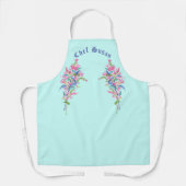 Personalisiert Elegant Weiblich, botanisch Schürze (Vorderseite)