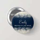 Personalisiert Elegante Abstrakte Spitzen und Perl Button (Vorne & Hinten)