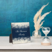 Personalisiert Elegante Abstrakte Spitzen und Perl Fotoplatte (InSitu)