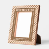 Personalisiert Elegante Best Mama Ever Mother Day Geätzte Rahmen (Links)
